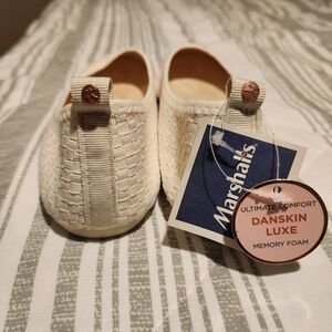 Danskin Women's Cream Slip-On Shoes with Memory Foam